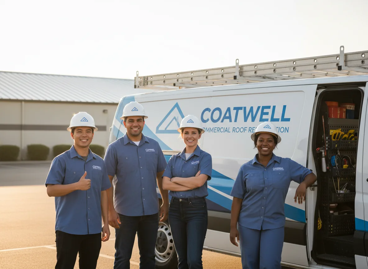 Commercial roof coating company in Fisher, MN
